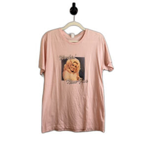 Charlie Southern Workin’ Nine-Five Dolly Parton Graphic Tee Pink Size Medium